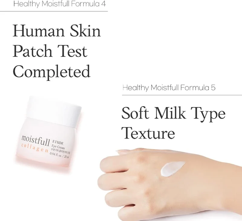 ETUDE Moistfull Collagen Korean Eye Cream Super Collagen Water & Lupinus alternate view 3