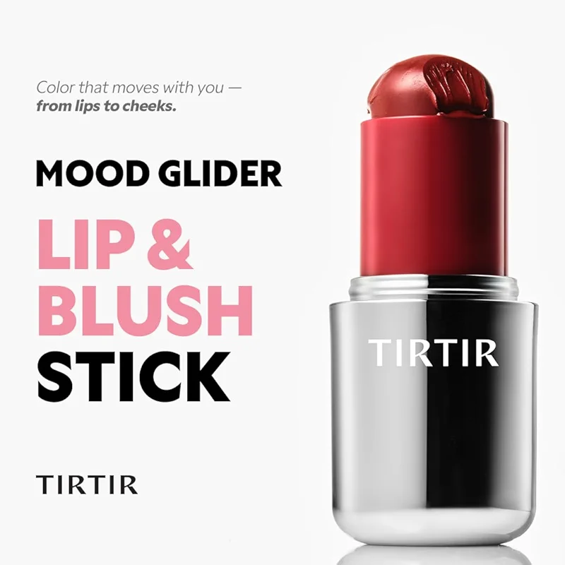 TIRTIR Mood Glider Lip & Blush Stick | Multi Use for Lip and Cheek with