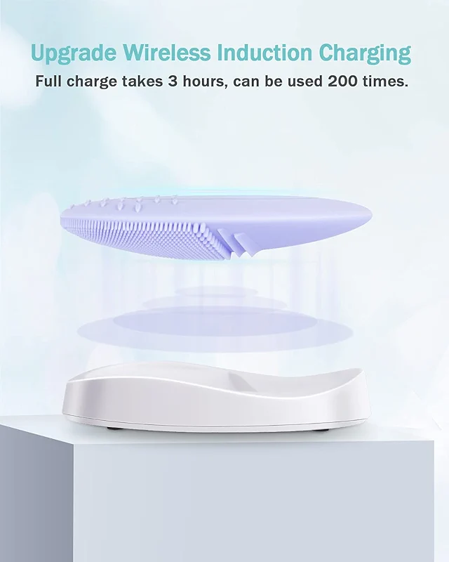 EZBASICS Facial Cleansing Brush Made with Ultra Hygienic Soft Silicone alternate view 5