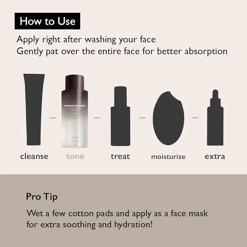 HARUHARU Wonder Black Rice Hyaluronic Toner for Sensitive Skin alternate view 3