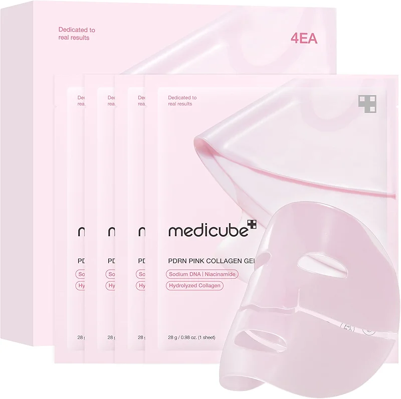 medicube Jelly Gel Mask with Salmon DNA PDRN Pink Collagen | Overnight Face Mask