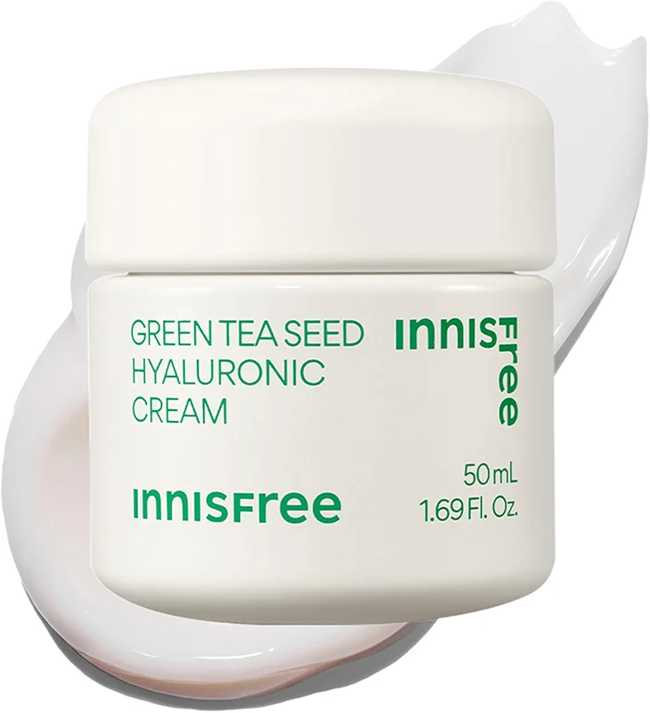 innisfree Green Tea Seed Hyaluronic Acid Cream with Skin Barrier Boosting