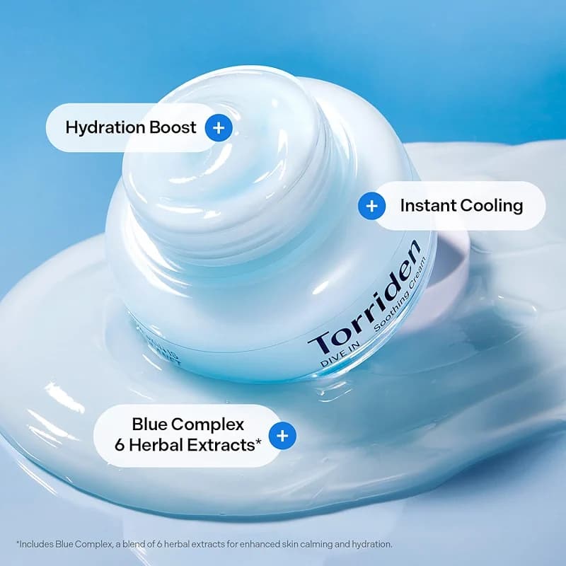 Torriden DIVE IN Hyaluronic Acid Soothing Cream 100ml (3.38 fl. oz) | alternate view 5