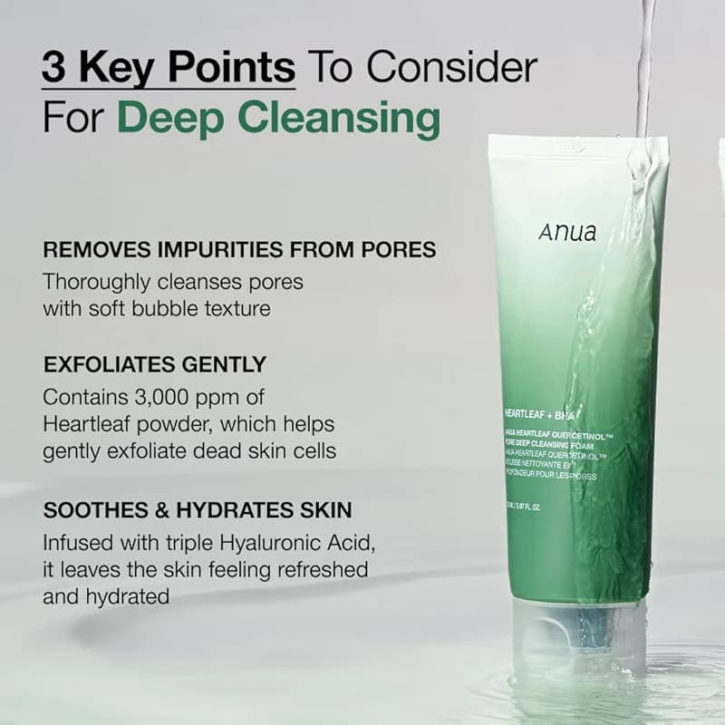 ANUA Heartleaf Trio: Pore Control Cleansing Oil & Quercetinol Pore Deep alternate view 4
