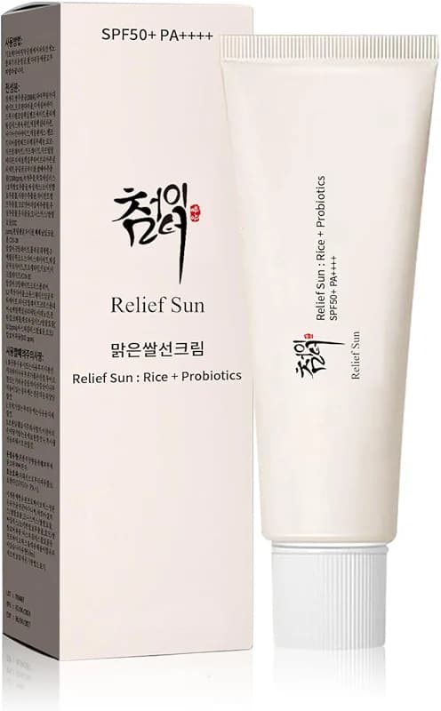 RELIEF SUN Organic Korean sunscreen SPF50+