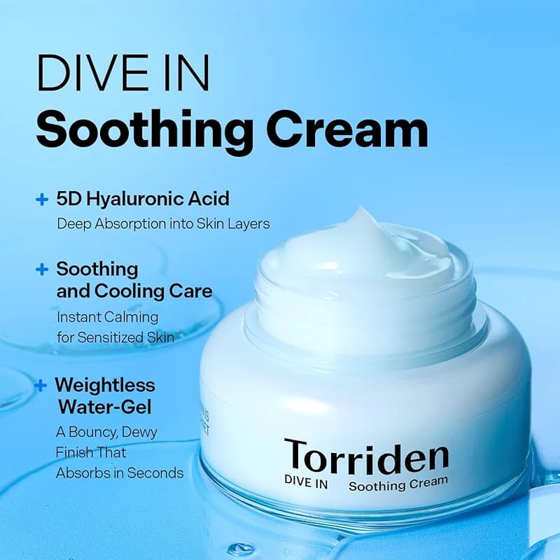 Torriden DIVE IN Hyaluronic Acid Soothing Cream 100ml (3.38 fl. oz) | alternate view 4