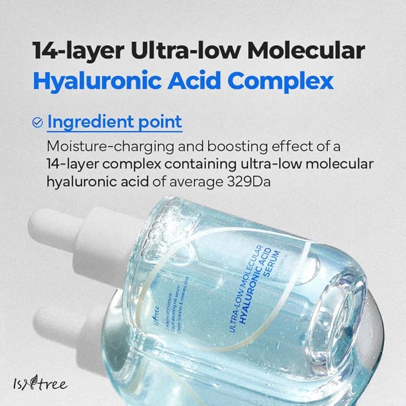IsNtree Ultra-Low Molecular Hyaluronic Acid Serum 1.69 fl.oz | Vegan alternate view 4