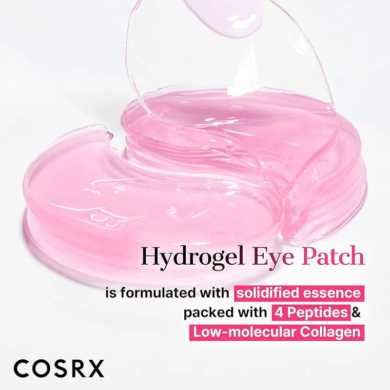 COSRX Pink Peptides Collagen Hydrogel Eye Patch for Puffy Eyes alternate view 2