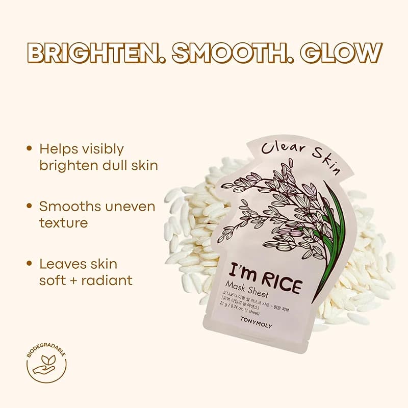 TONYMOLY I’m Real Sheet Mask Set – Korean Face Mask Variety Pack for