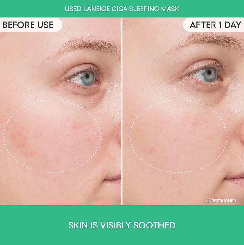 LANEIGE Cica Sleeping Mask: Korean Sensitive Skin Sleeping Mask for alternate view 5