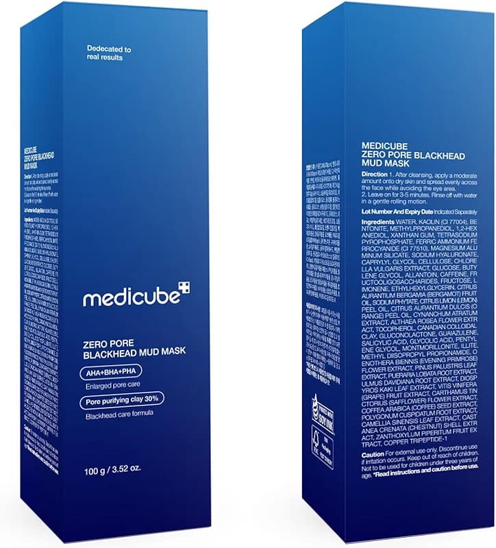 Medicube Zero Pore Blackhead Mud Facial Mask - Skin Cooling & Pore alternate view 5