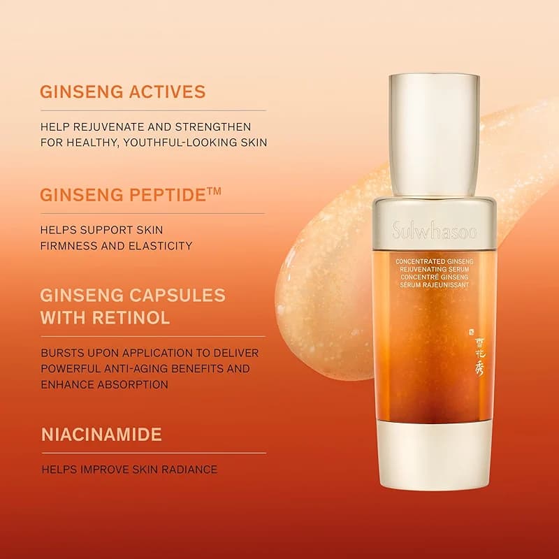Sulwhasoo Concentrated Ginseng Rejuvenating Serum- Ginseng & Peptide alternate view 5