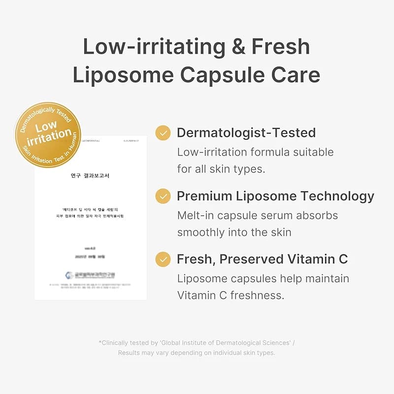 medicube Deep Vitamin C Capsule Serum | Hydrating Vitamin C Serum for Dull