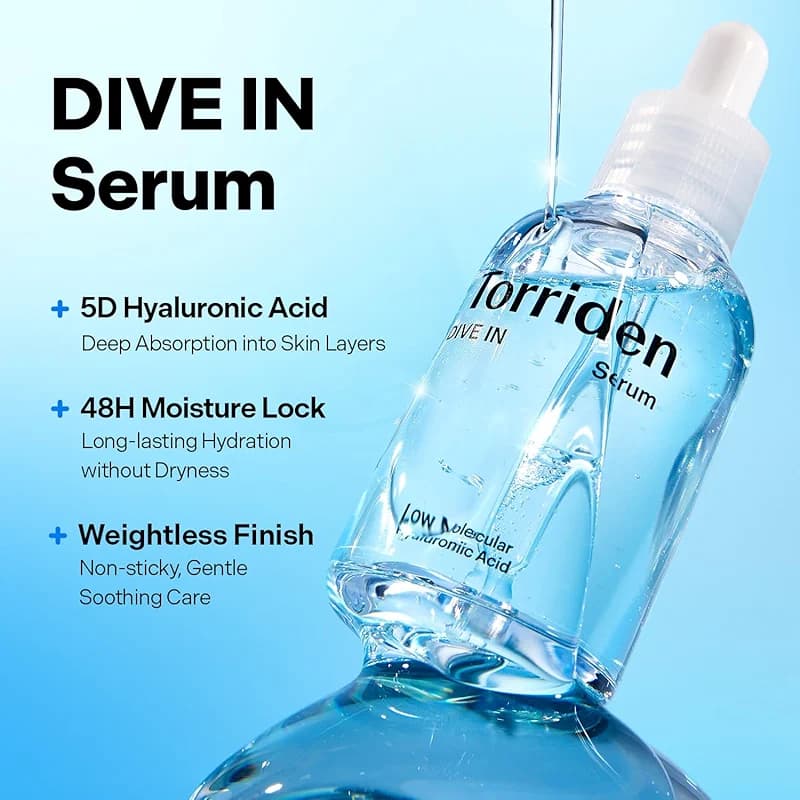 Torriden DIVE IN Hyaluronic Acid Serum for Deep Hydration | Korean alternate view 3