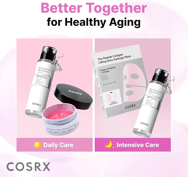 COSRX Pink Peptides Collagen Hydrogel Eye Patch for Puffy Eyes alternate view 3