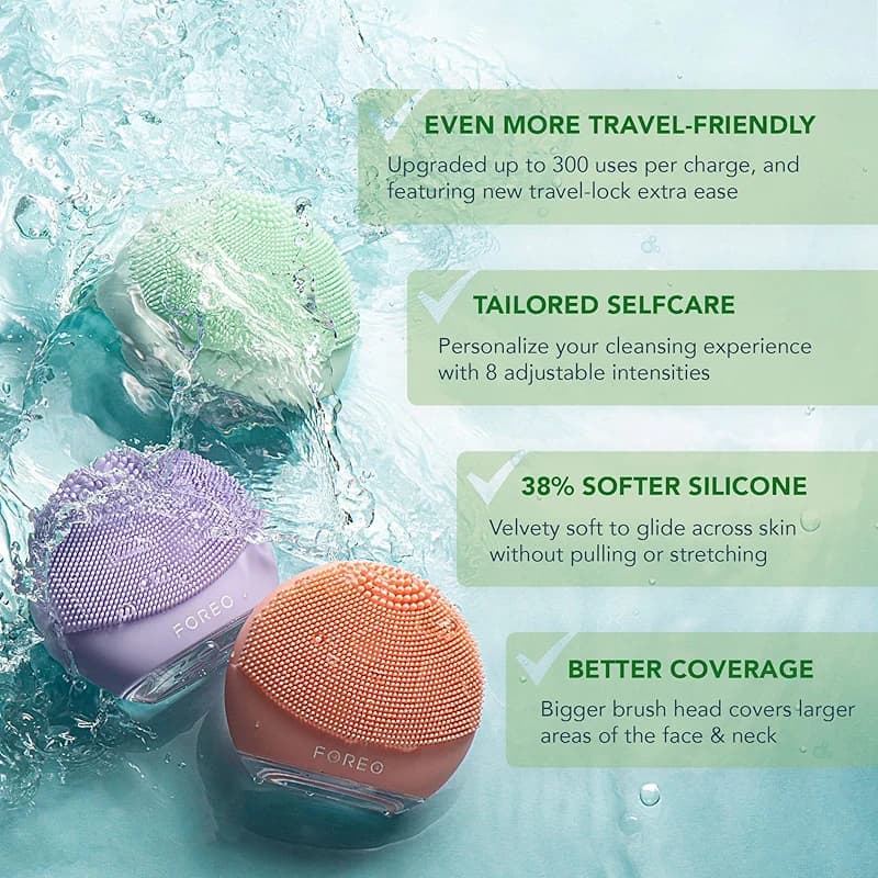 FOREO LUNA 4 go Face Cleansing Brush & Firming Massager - Premium Face alternate view 5