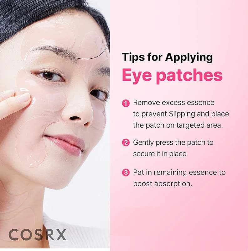 COSRX Pink Peptides Collagen Hydrogel Eye Patch for Puffy Eyes alternate view 5