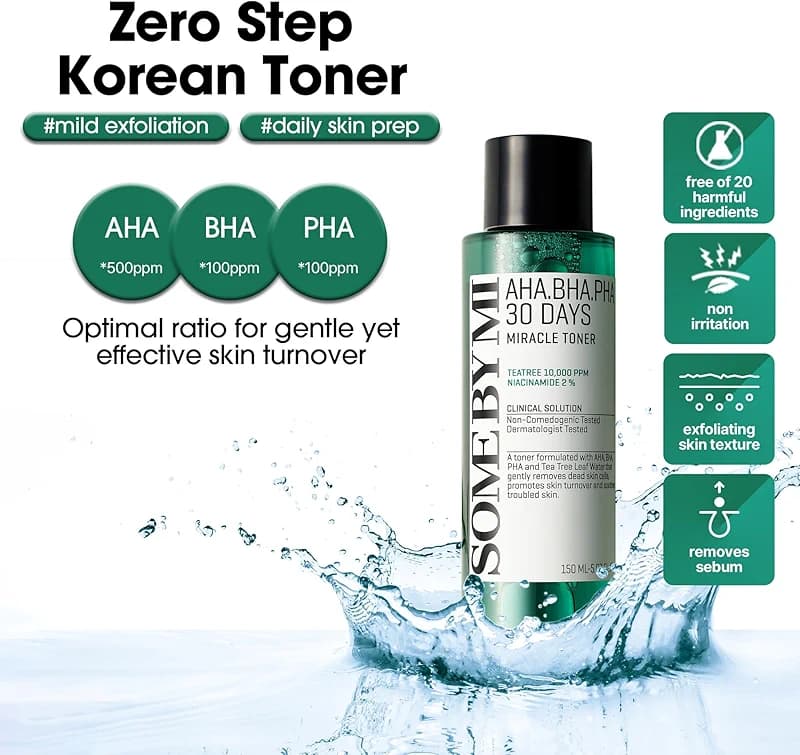 SOME BY MI AHA BHA PHA 30 Days Miracle Toner – 5.07oz alternate view 3